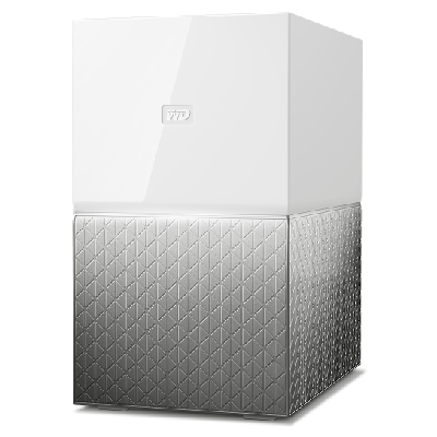 Western Digital My Cloud Home Duo dispositif de stockage cloud personnel 4 To Ethernet/LAN Gris (WDBMUT0040JWT-EESN)