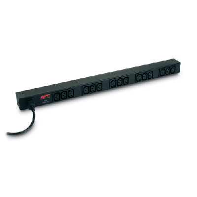 APC RACK PDU BASIC ZERO U 10A 230V unité de distribution d'énergie 15 sortie(s) CA 0U Noir (AP9568)