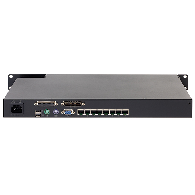 APC KVM0108A commutateur écran, clavier et souris Grille de montage Noir (KVM0108A)