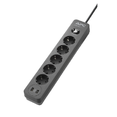 APC PME5U2B-GR protection surtension Noir 5 sortie(s) CA 230 V 1,52 m (PME5U2B-GR) APC PME5U2B-GR protection surtension Noir 5 sortie(s) CA 230 V 1,52 m (PME5U2B-GR)