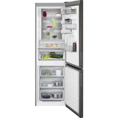AEG RCB732E5MB réfrigérateur-congélateur Pose libre 331 L E Noir