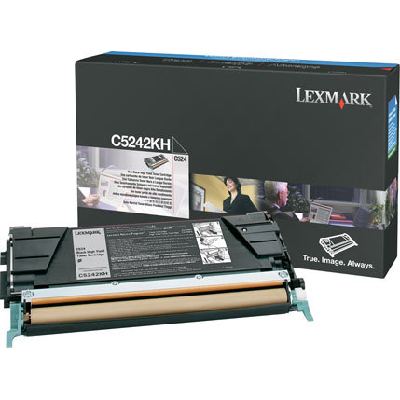 Lexmark Black High Yield Toner Cartridge for C524 Cartouche de toner Original Noir Lexmark Black High Yield Toner Cartridge for C524 Cartouche de toner Original Noir