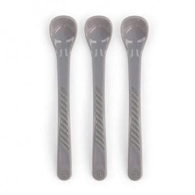 Twistshake Lot de 3 cuillères d'alimentation grises