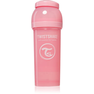 Twistshake زجاجة مضادة للمغص وردية 2 شهر+ 260 مل