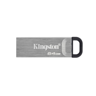 Kingston Technology DataTraveler Kyson lecteur USB flash 64 GB USB Type-A 3.2 Gen 1 (3.1 Gen 1) Argent (DTKN/64GB)