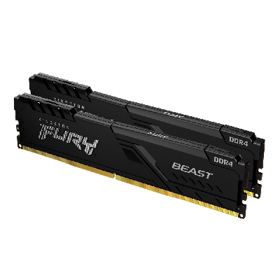 Kingston Technology FURY Beast Barrette Mémoire 16 GB 2 x 8 GB DDR4 3200 MHz (KF432C16BBK2/16)