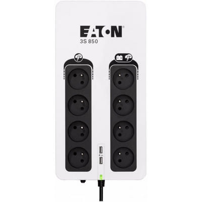 Eaton 3S850F alimentation d'énergie non interruptible Veille 0,85 kVA 510 W 8 sortie(s) CA (3S850F)