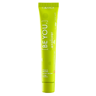 Curaprox – Be You Explorer Dentifrice Pomme-Aloe Vera – 90 ml Curaprox – Be You Explorer Dentifrice Pomme-Aloe Vera – 90 ml