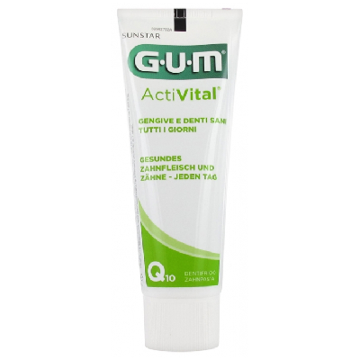 Activital Dentifrice Gencives Et Dents Saines Q10 75 ml ActiVital Gum Activital Dentifrice Gencives Et Dents Saines Q10 75 ml ActiVital Gum