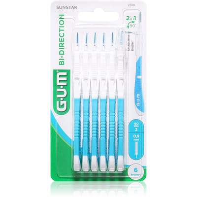 G.U.M Bi-Directional Interdental Brush 2314 0.9 mm 6 pcs