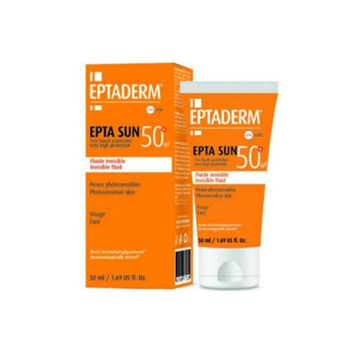Eptaderm Epta Sun 50+ سائل غير مرئي – 40 مل
