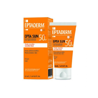 Eptaderm Epta Sun 50+ Fluide Invisible – 40 ml