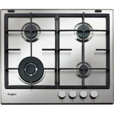 Whirlpool GMAL 6422/IXL Acier inoxydable Intégré (placement) 59 cm Gaz 4 zones Whirlpool GMAL 6422/IXL Acier inoxydable Intégré (placement) 59 cm Gaz 4 zones