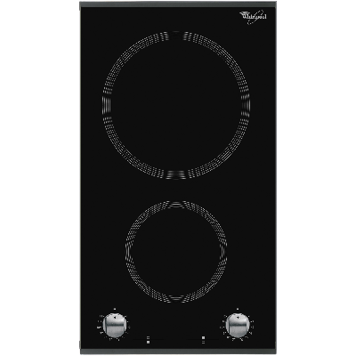 Whirlpool AKT 360/IX plaque Noir Intégré Plaque avec zone à induction 2 zones