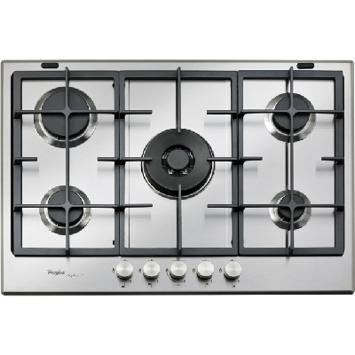 Whirlpool GMA 7522/IXL plaque Acier inoxydable Intégré (placement) Gaz 5 zones