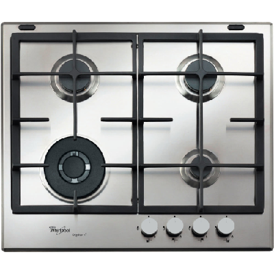 Whirlpool GMA 6422/IXL Acier inoxydable Intégré (placement) Gaz 4 zones