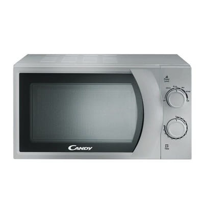 Candy CMW2070S ميكروويف سطح العمل ميكروويف فقط 20 لتر 700 واط فضي
