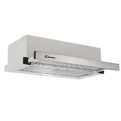 Candy CBT6130/3X hotte Semi-intégrée (semi-encastrée) Argent 157,8 m³/h B