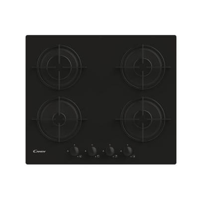Candy CVW6BB built-in Black 59.5 cm Gas 4 zones