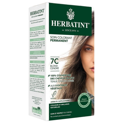 Herbatint Soin Colorant Permanent 150 ml - Coloration : 7C Blond Cendré