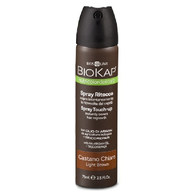 Biokap – Spray retouche Châtain clair – 75 ml