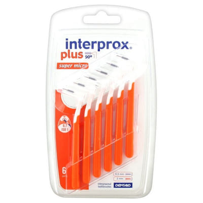 Interdental Brushes 0.7mm Supermicro Plus X6 Interprox