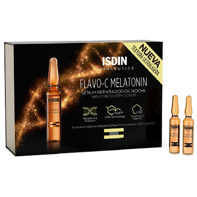 Isdin Isdinceutics Flavo-C Melatonin 10 Ampoules