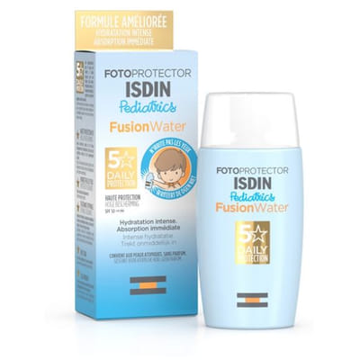 Children's Face Sunscreen SPF50 50ml FusionWater Fotoprotector Pediatrics Isdin