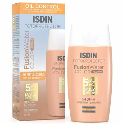إيسدين واقي الشمس فوسيون ووتر لون متوسط SPF50 50مل