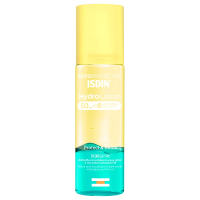 Huile solaire antioxydante biphasique SPF50 200ml HydroLotion Fotoprotector Isdin