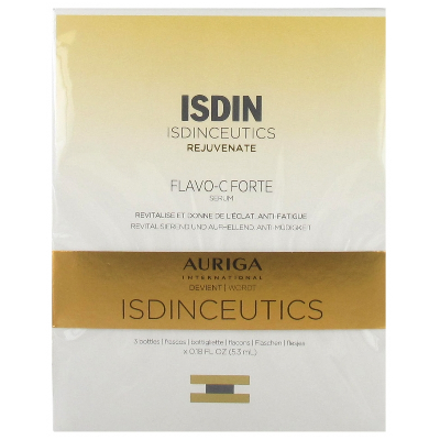 Sérum visage anti-âge et illuminateur à la vitamine C 3x5,3ml Flavo-C Forte Isdin Sérum visage anti-âge et illuminateur à la vitamine C 3x5,3ml Flavo-C Forte Isdin