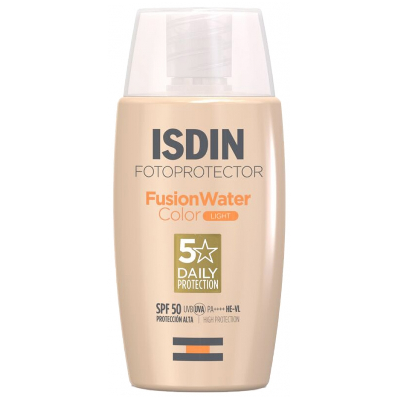 Isdin Fotoprotector Fusion Water Color SPF50 50 ml - Teinte : Light Isdin Fotoprotector Fusion Water Color SPF50 50 ml - Teinte : Light