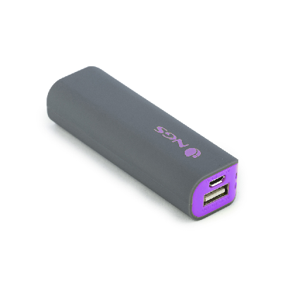 NGS PowerPump 2200 Grape Lithium-Ion (Li-Ion) 2200 mAh Gris, Violet NGS PowerPump 2200 Grape Lithium-Ion (Li-Ion) 2200 mAh Gris, Violet