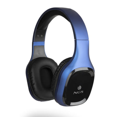 NGS Artica Sloth Headphones Wired & Wireless Headband Calls/Music Bluetooth Black, Blue