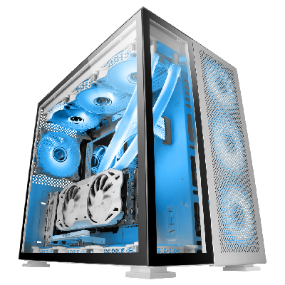 Mars Gaming MCNOVA unité centrale Tower Aluminium, Noir