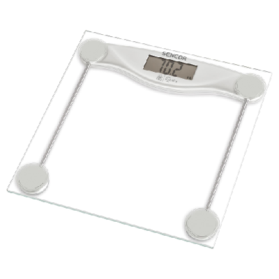Sencor SBS 113SL balance Rectangle Transparent Pèse-personne électronique