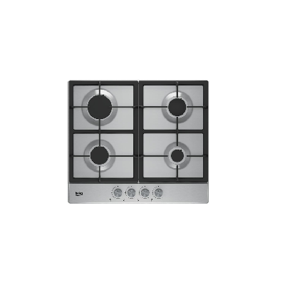 Beko HIAG 64225 SX plaque Acier inoxydable Intégré (placement) Gaz 4 zones