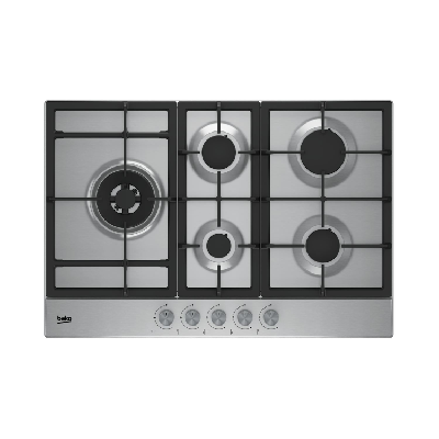 Beko HIAL 75225 SX plaque Acier inoxydable Intégré Gaz 5 zones Beko HIAL 75225 SX plaque Acier inoxydable Intégré Gaz 5 zones