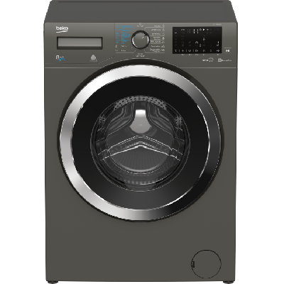 Beko HTV 8736 XC0M machine à laver avec sèche linge Autoportante Charge avant Gris D