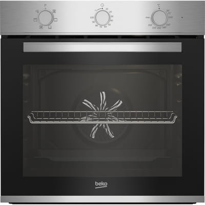 Four encastrable émail | Inox | Multifonction - Chaleur brassée | 6 Fon BEKO - BBIE12100XD