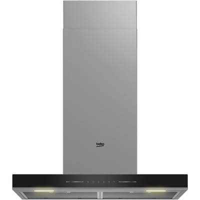 Beko BHCB66641BBHS wall-mounted hood Black, Stainless Steel 710 m³/h