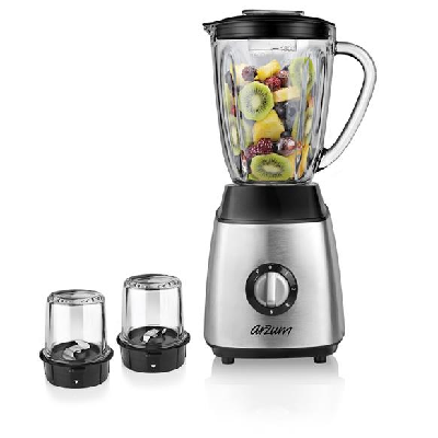 Arzum AR1056 blender 1,6 L Mélangeur de table 600 W Noir, Acier inoxydable