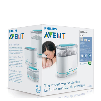 Avent – SCF284/03 – Stérilisateur électrique à vapeur 3 en 1