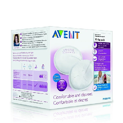 Avent – SCF254/30 – Coussinets d’allaitement jetables X30