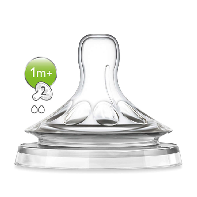Avent – SCF652/27 – Tétine Natural 1 mois et + (Débit lent)