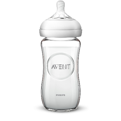 Philips AVENT Biberon en verre Natural, 1 biberon 240 ml