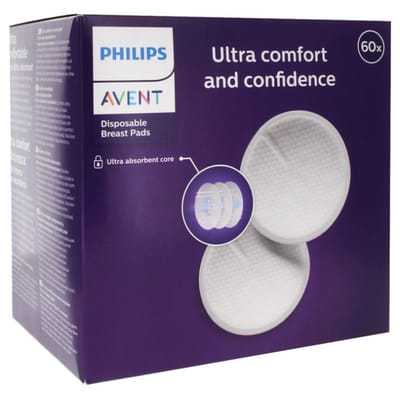 Disposable Nursing Pads x60 Avent Accessories