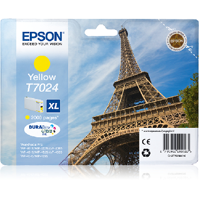 Epson Eiffel Tower Encre Jaune XL "Tour Eiffel" (2 000 p) Epson Eiffel Tower Encre Jaune XL "Tour Eiffel" (2 000 p)