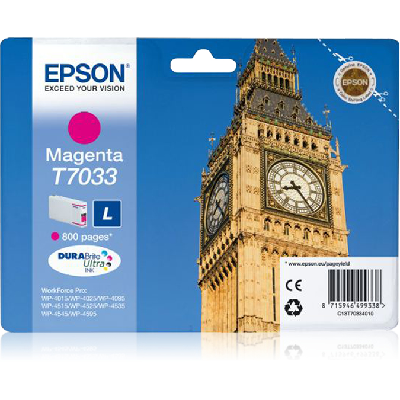 Epson Big Ben Encre Magenta L " " (800 p) Epson Big Ben Encre Magenta L " " (800 p)