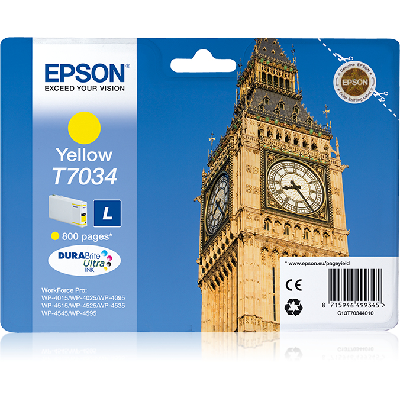 Epson Big Ben Encre Jaune L " " (800 p) Epson Big Ben Encre Jaune L " " (800 p)